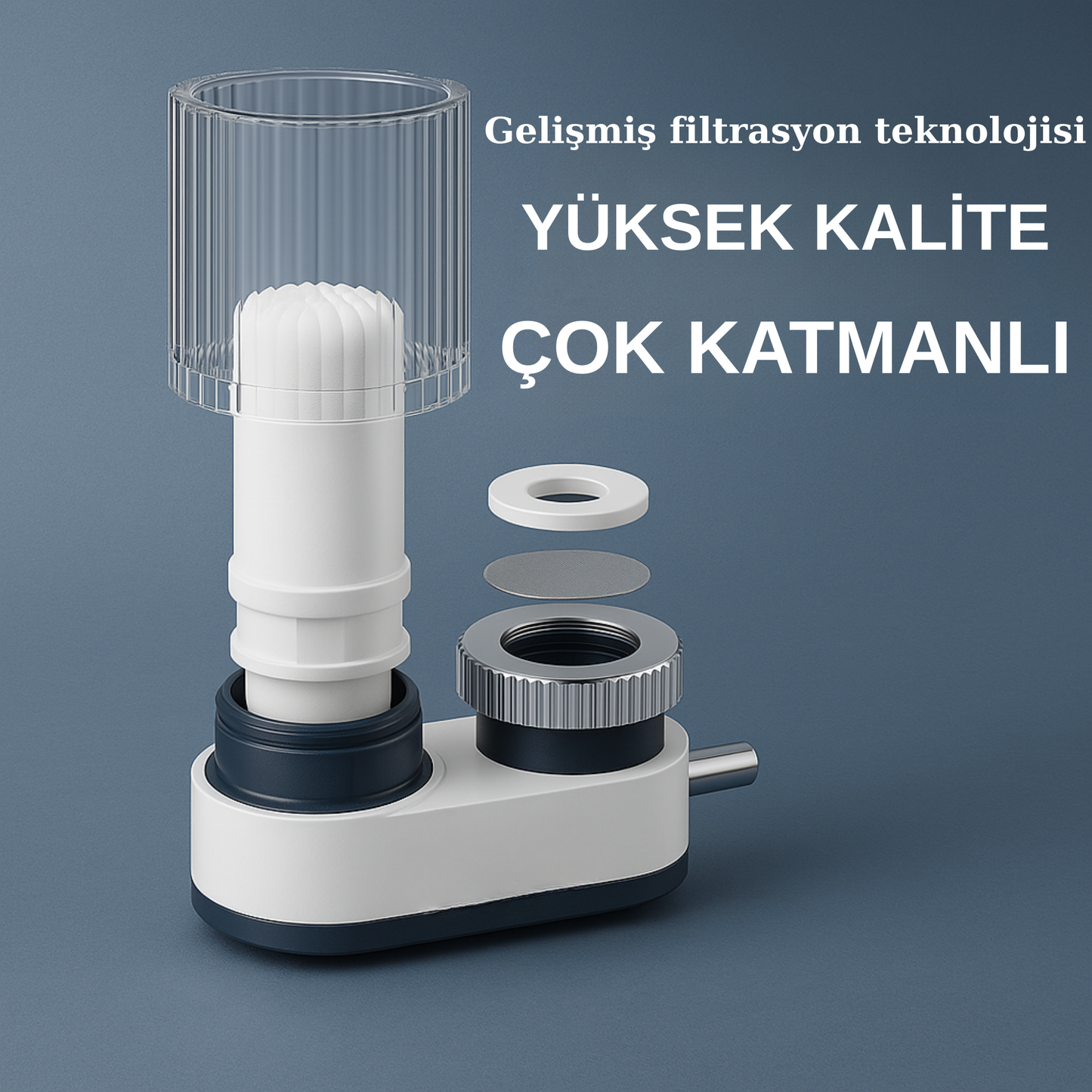 Bluvia® Çok Katmanlı Filtreli Musluk Başlığı