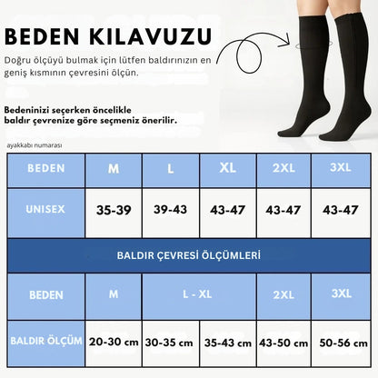 Bluvia™  Kompresyon Çorapları